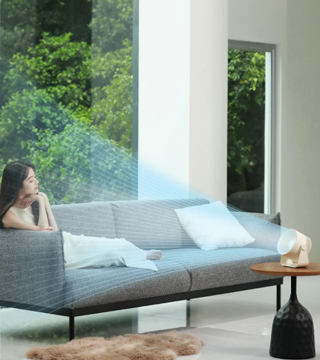 ZephyrFlow csendes fali és asztali ventilátor — erőteljes légáramlás | Desfino