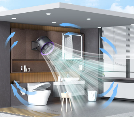 ZephyrFlow csendes fali és asztali ventilátor — erőteljes légáramlás | Desfino