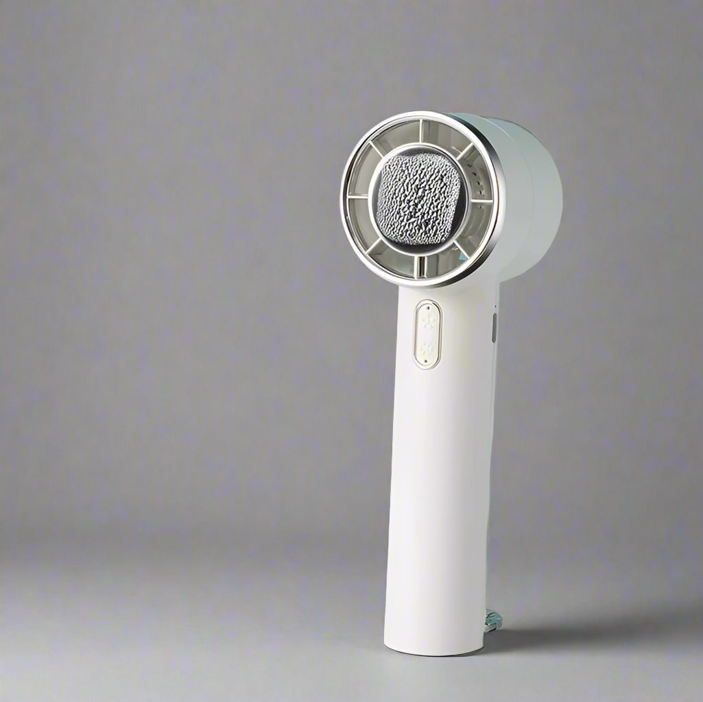 GlacioPulse Mini 100-Speed Cooling Fan — Built-In Cold Plate - Desfino
