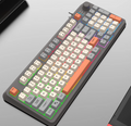 NexisKey RGB-tastatur med 94 taster — lydstyrkehjul til pc/bærbar - Desfino