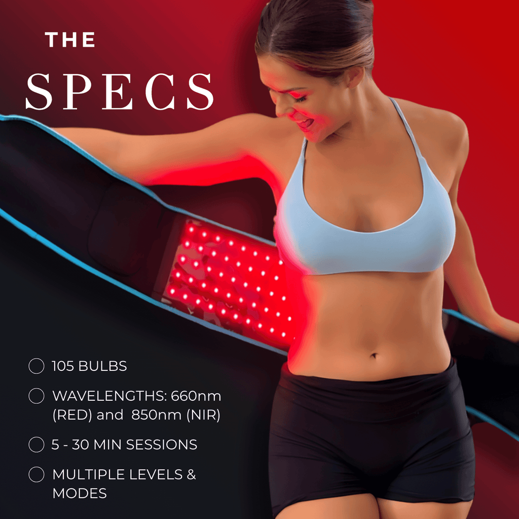 Wearable Red Light Therapy Belt — Body Contouring & Recovery | Desfino