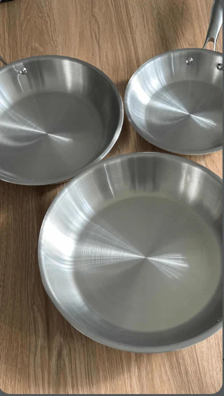 Premium Tri-Ply Stainless Steel Everyday Cookware Set | Desfino