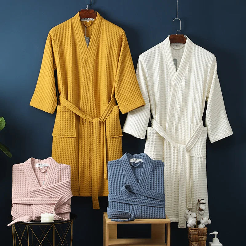 Aurora 100% New Cotton Bathrobe — Soft, Warm Loungewear - Desfino