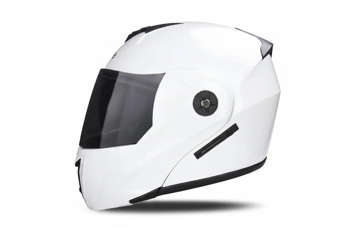 Casque de moto modulaire certifié DOT avec double visière — Desfino