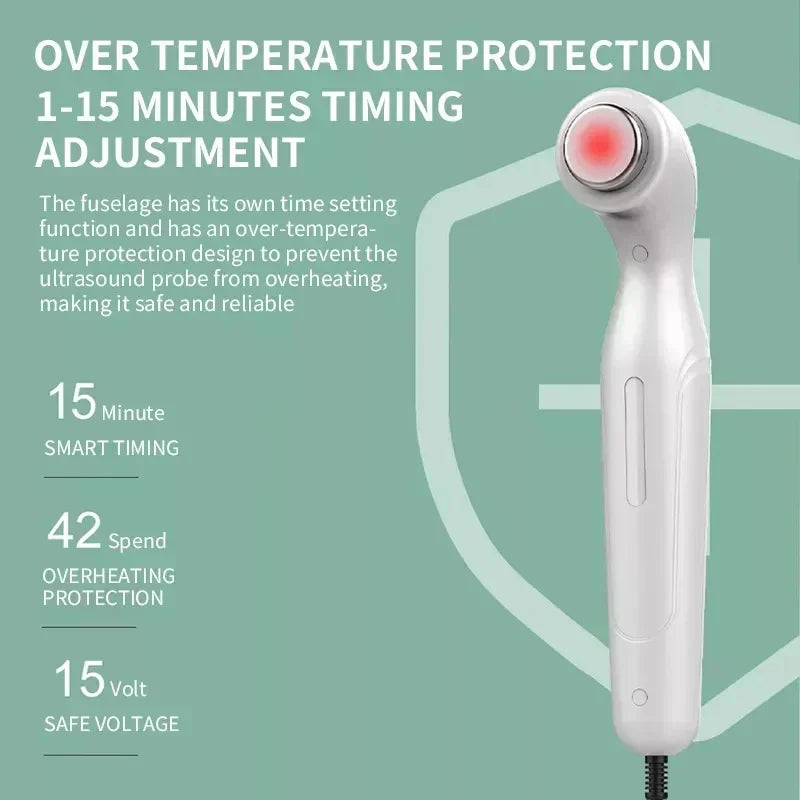 1MHz-Ultraschall-Physiotherapiegerät - 3 Modi, intelligenter Timer, 42°C-Sonde - Desfino