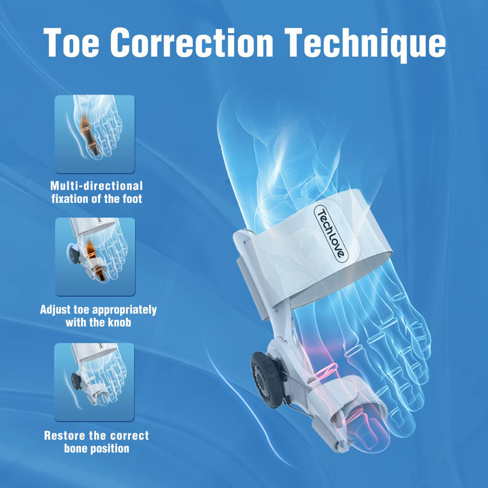 OrthoEase Adjustable Bunion Splint — Toe Corrector, Pain-Free - Desfino