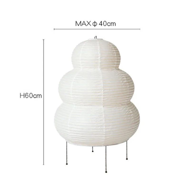 Hikari Triple-Mode Dimmer Rice Paper Desk Lamp