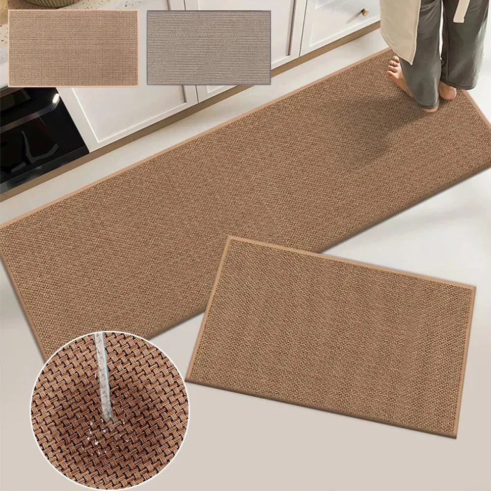 JuteEase antislip, absorberende badmat - zacht, gestructureerd comfort - Desfino