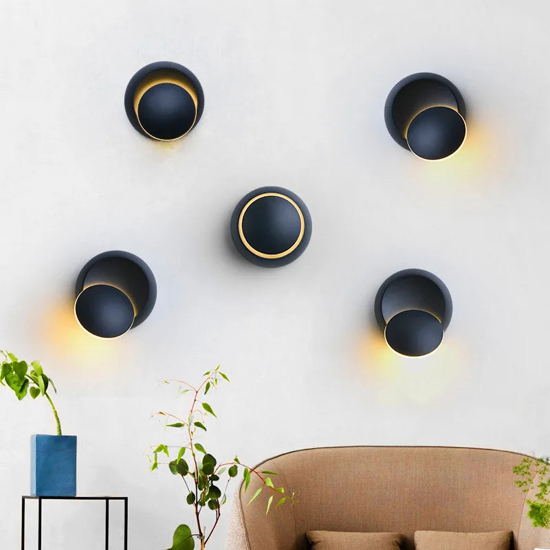 Lumio 350° drejelig LED-væglampe — justerbar moderne lampe - Desfino