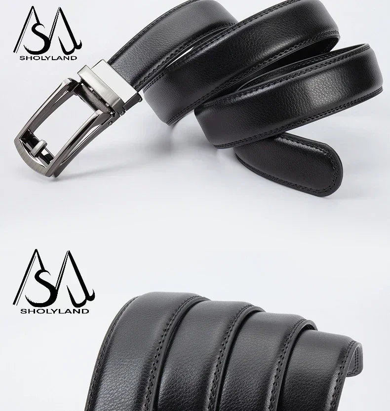 Men's Leather Ratchet Belt