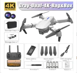 רחפן E88 Pro מתקפל עם WiFi ו-FPV — מצלמת HD, שמירת גובה - Desfino