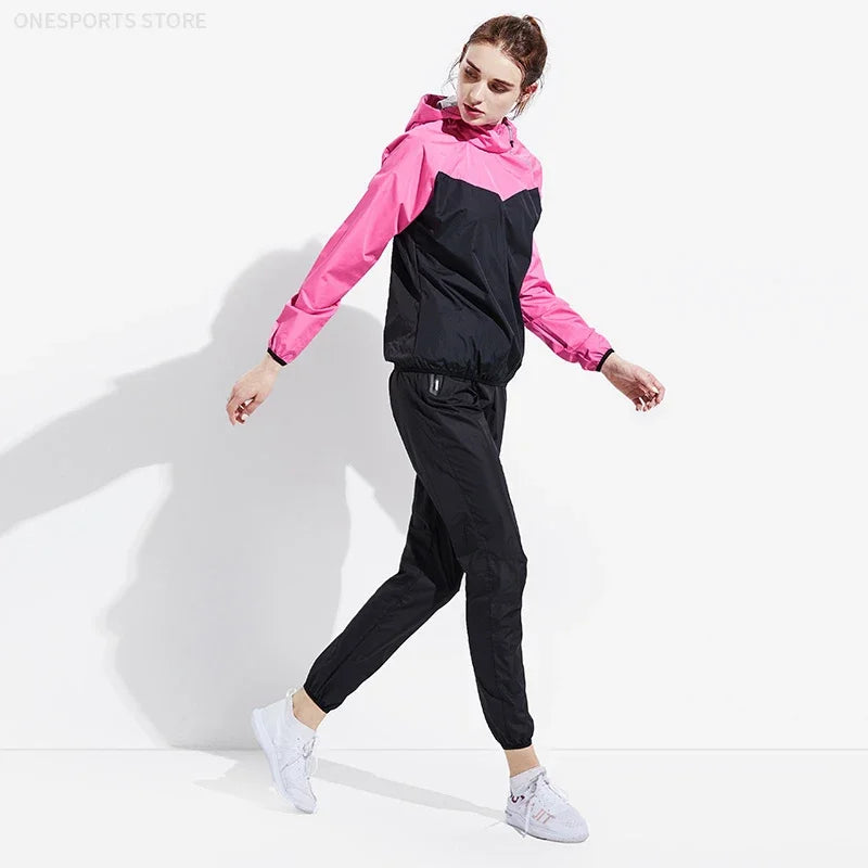SONECHOKI Unisex Sauna Suit Set — Quick-Dry Fitness Hoodie | Desfino