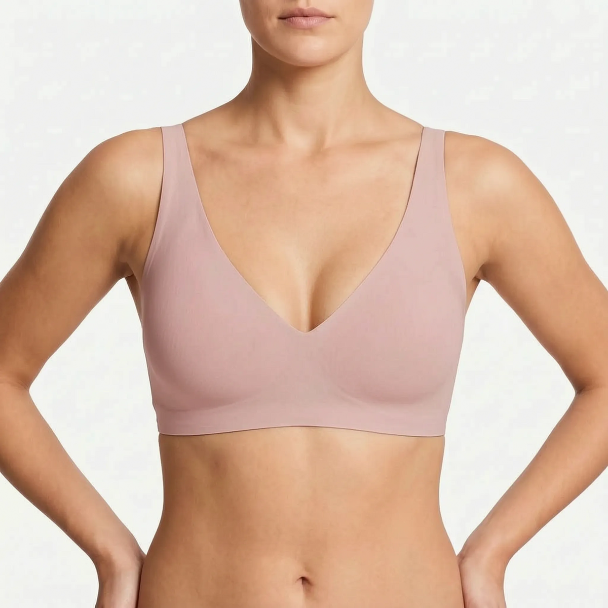 Bezszwowy biustonosz braletka push-up Pearl — komfort bez fiszbin | Desfino