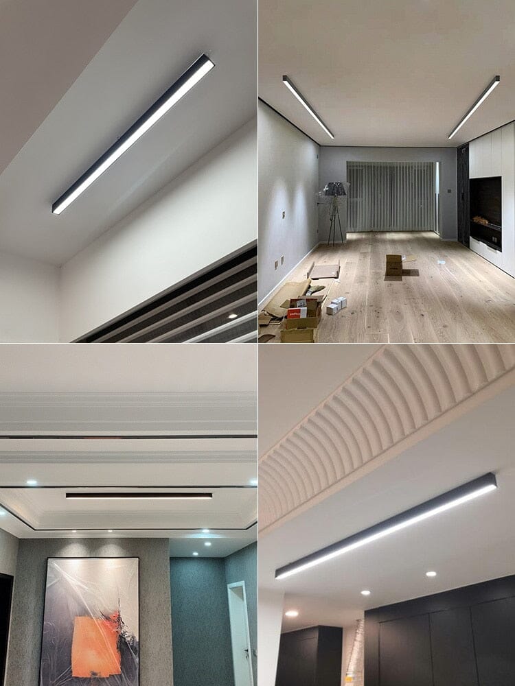 Liora lange stripverlichting — ledopbouwlamp, dimbaar, kleurregeling - Desfino