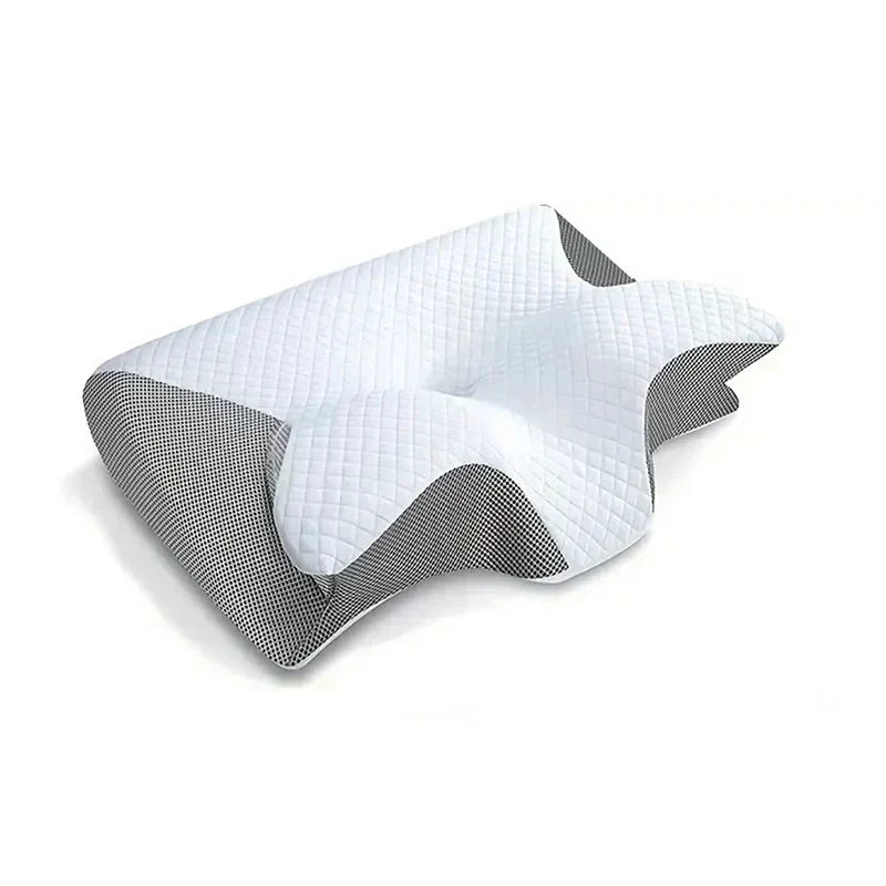 SomniEase Nackenkissen — 2-in-1 ergonomischer Memory-Schaum - Desfino