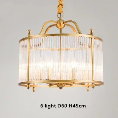 Candeeiro de teto Elowen em vidro dourado — Corpo em latão, luz suave difusa - Desfino