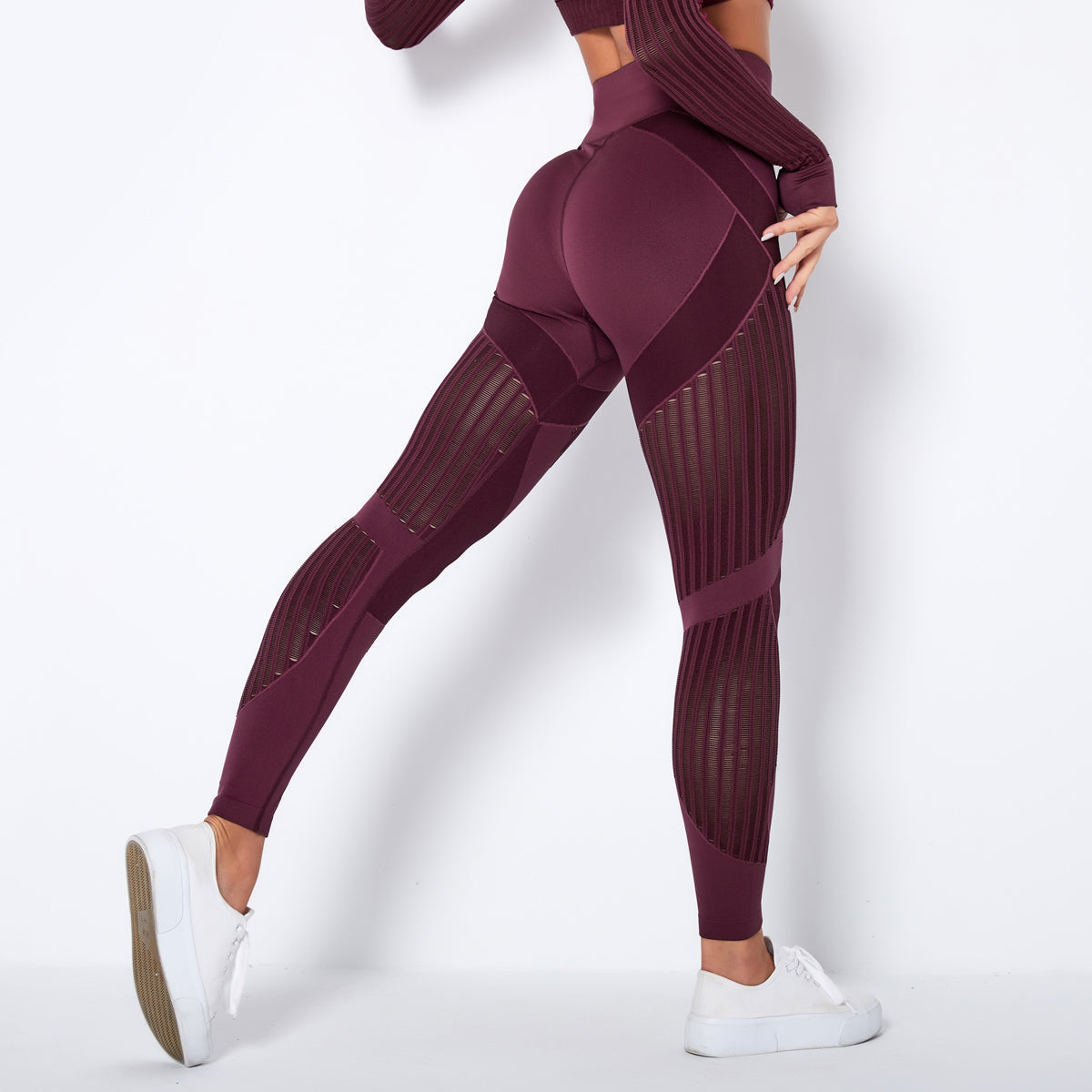 Damskie legginsy uciskowe ShapeFit przeciw cellulitowi — odprowadzające wilgoć - Desfino