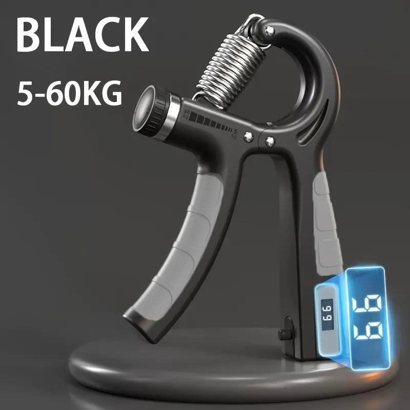 Állítható kézerősítő — 5–60 kg ellenállás, beépített ismétlésszámláló