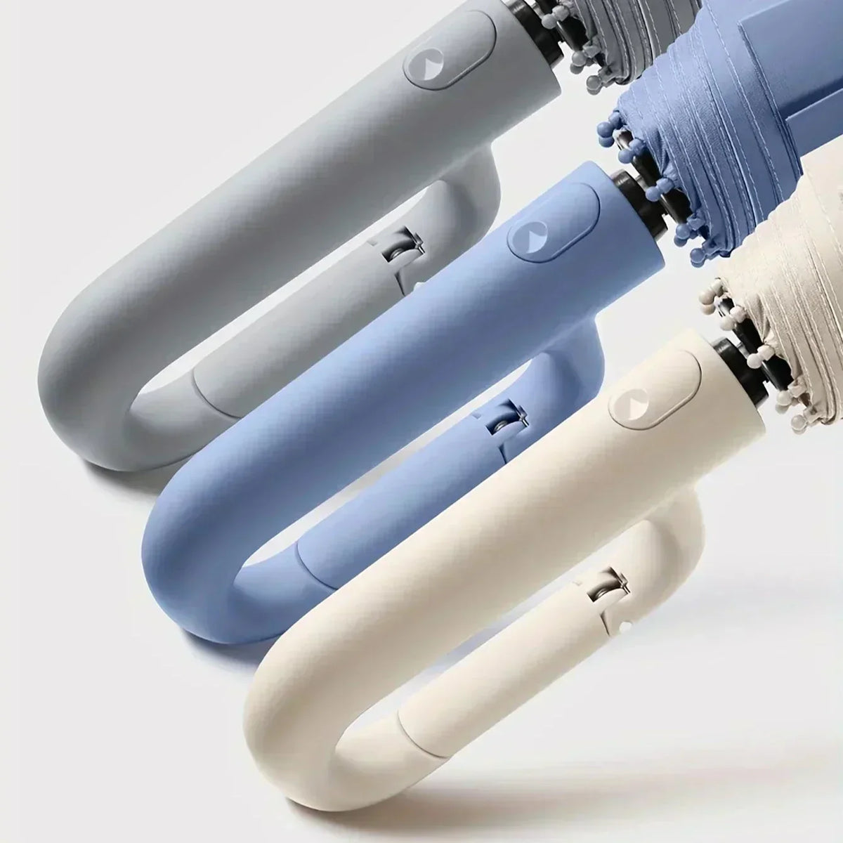 Parapluie compact automatique NimbusGuard — Revêtement protecteur solaire UPF50+ - Desfino