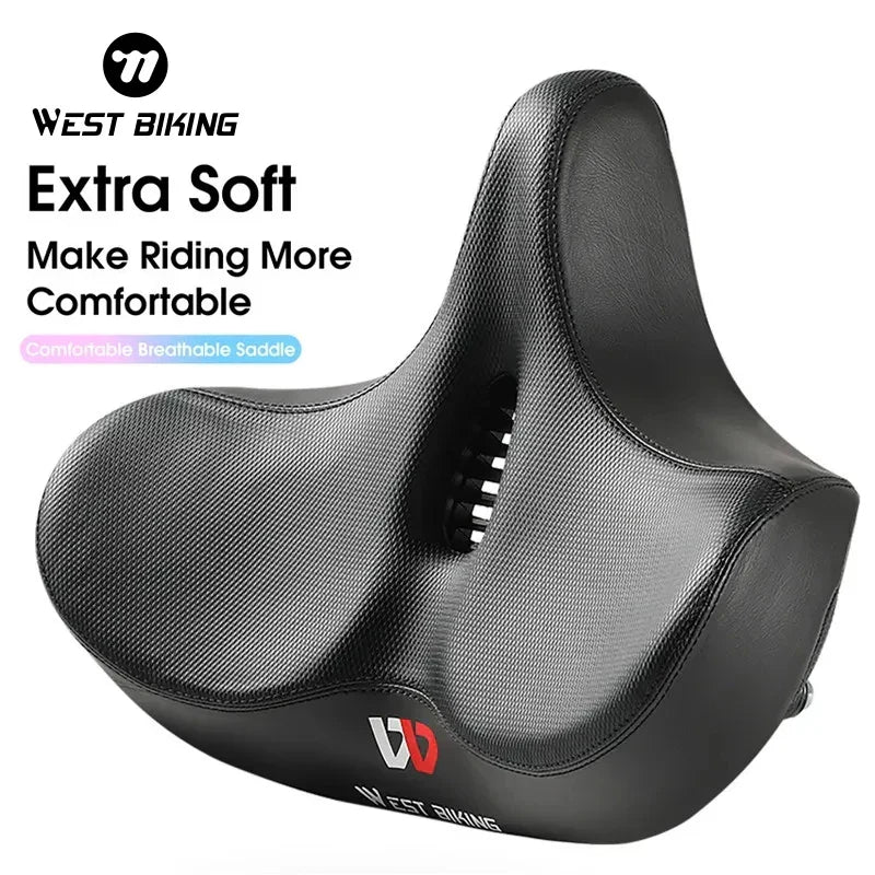 Široké ergonomické sedlo SummitRide pro horská a městská kola - Desfino