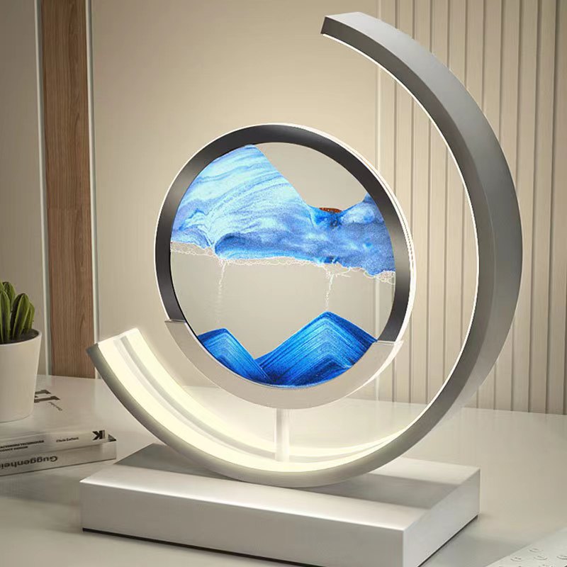 TerraGlow Sand Lamp — Artistic Ambient Accent Lighting - Desfino