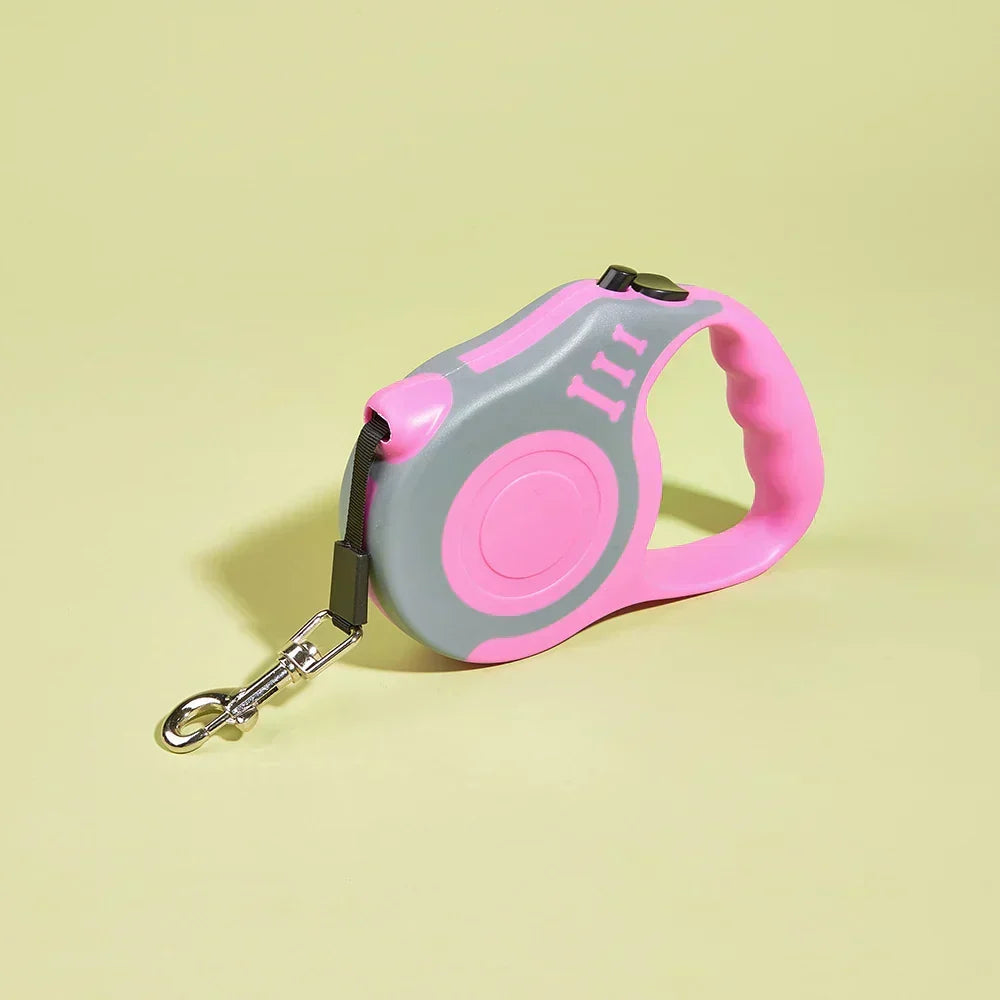 Trela retrátil automática PawEase para cães pequenos, gatos e cachorros - Desfino