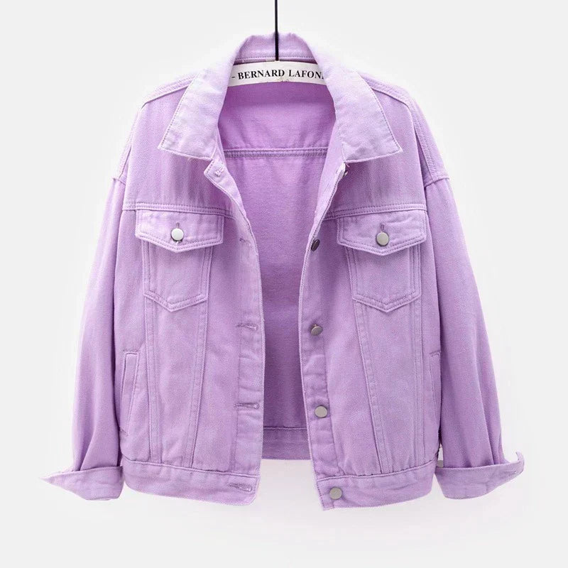 Harborline Denim Jacket — Button Front, Relaxed Fit