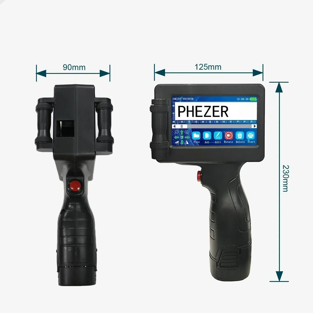 LumixJet Pro Enhanced Portable Handheld Inkjet Printer - Desfino
