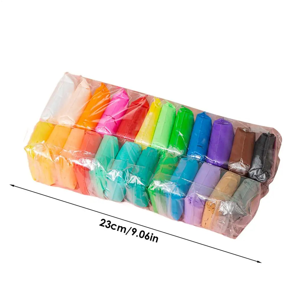 Air Dry Modeling Clay Set — Hand Tools Included, 12, 24 or 36 Colors