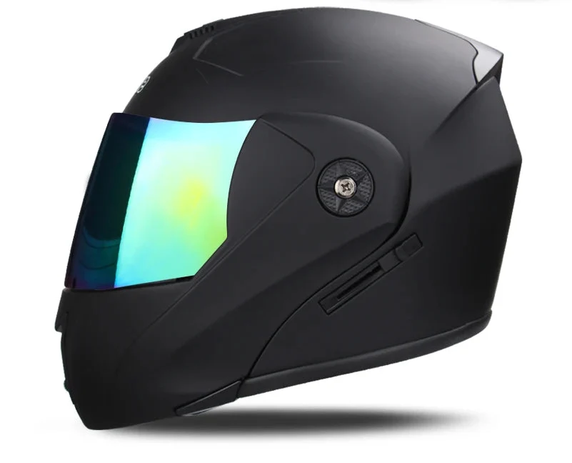 Casque de moto modulaire certifié DOT avec double visière — Desfino