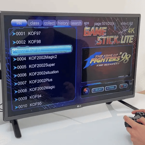 Vanta retrospel-konsol med 64 GB - över 20 000 spel, 4K, 2 trådlösa handkontroller - Desfino
