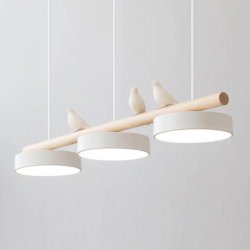 LyraNest Bird Pendant Light — Adjustable LED, Remote/Triac Dimming - Desfino