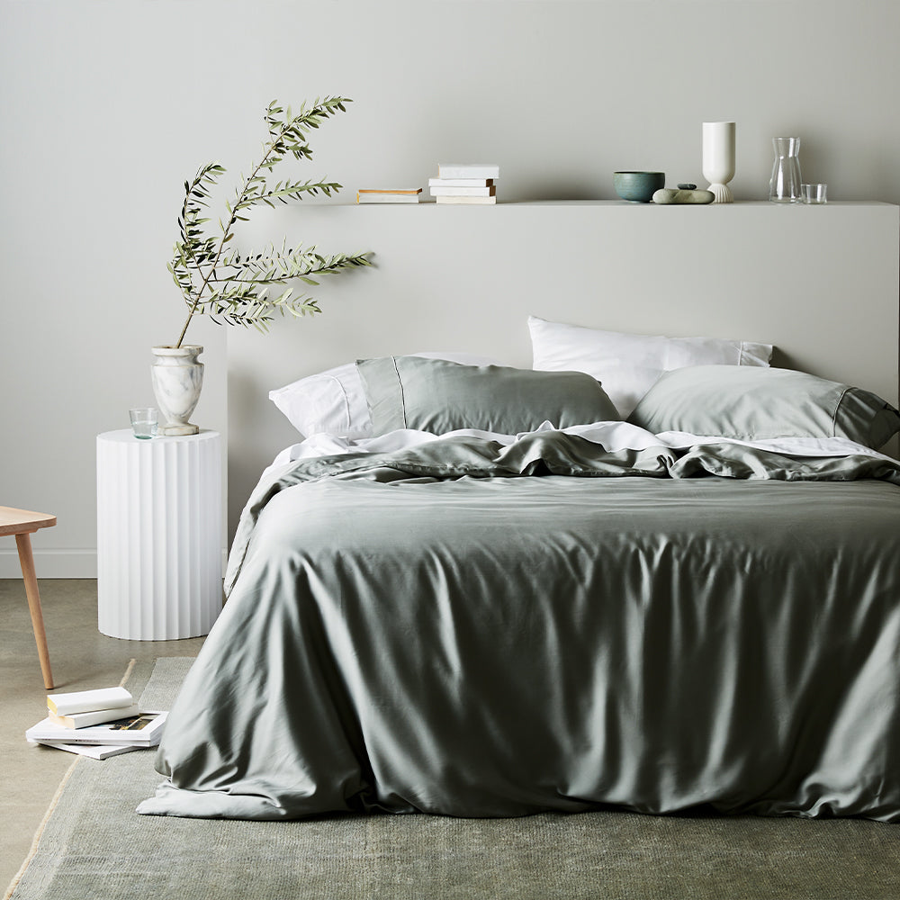 NyraSateen Bettbezug aus Bambus — CleanBamboo-Lyocell, kühlend - Desfino