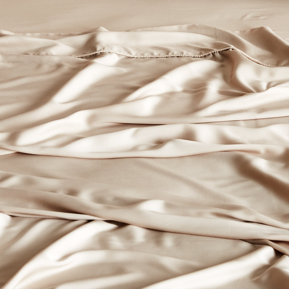 NyraSateen Bettbezug aus Bambus — CleanBamboo-Lyocell, kühlend - Desfino