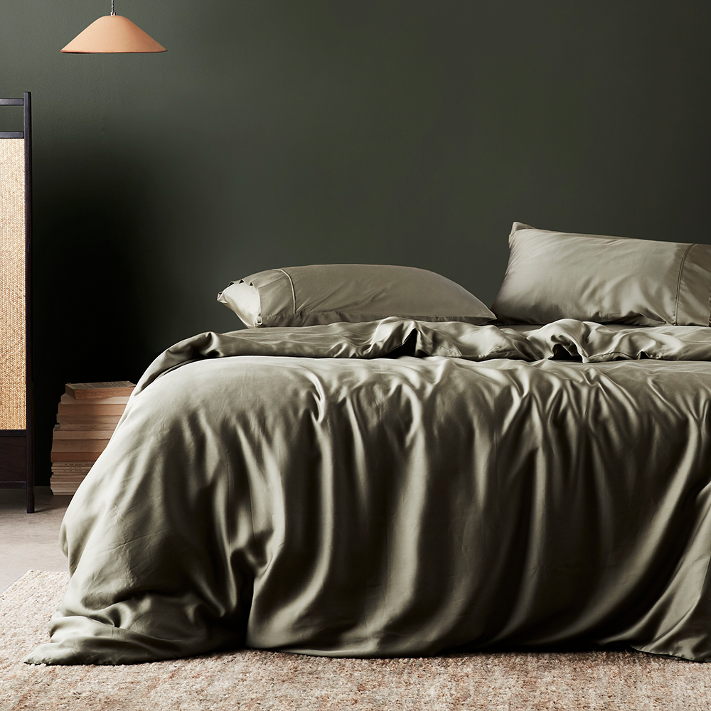 NyraSateen Bettbezug aus Bambus — CleanBamboo-Lyocell, kühlend - Desfino