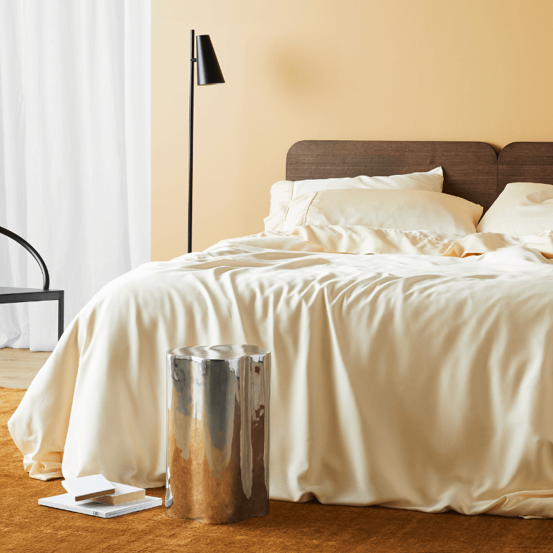 NyraSateen Bettbezug aus Bambus — CleanBamboo-Lyocell, kühlend - Desfino