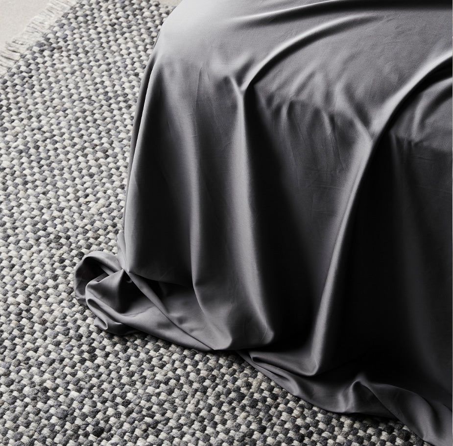 AureaLoom Bamboo Lyocell Silkweave Flat Sheet — Cooling - Desfino