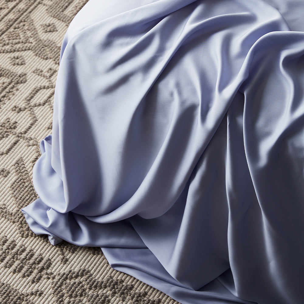 AureaLoom Bamboo Lyocell Silkweave Flat Sheet — Cooling - Desfino