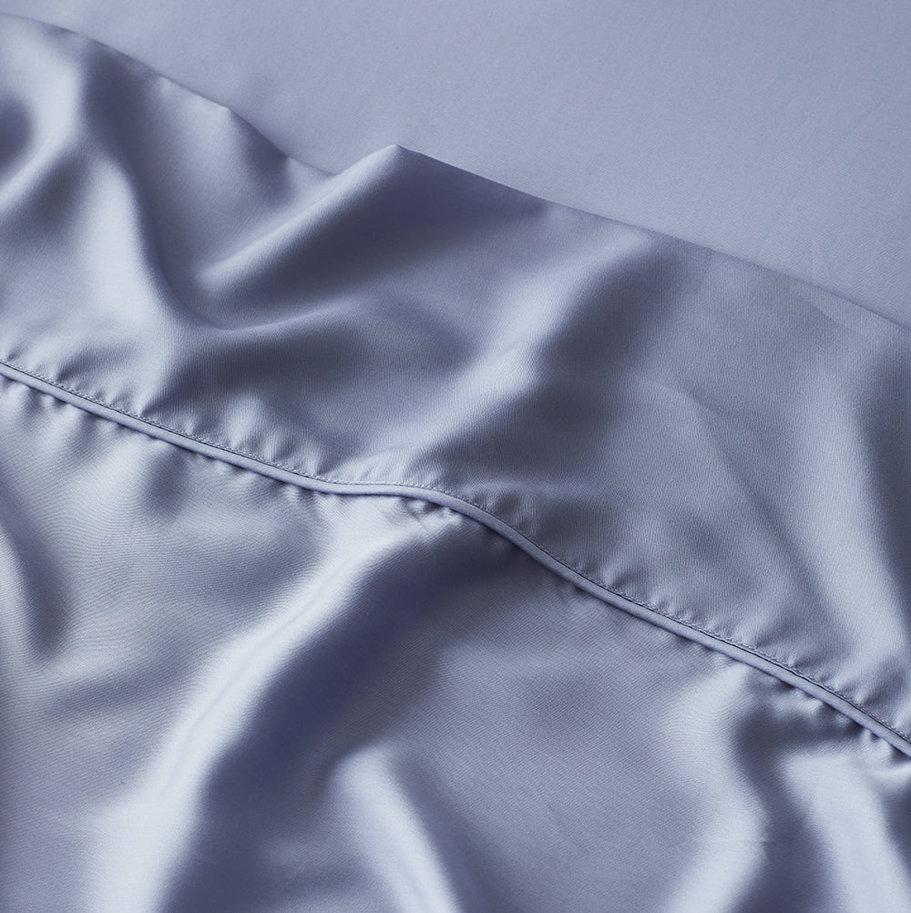 AureaLoom Bamboo Lyocell Silkweave Flat Sheet — Cooling - Desfino