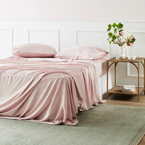 AureaLoom Bamboo Lyocell Silkweave Flat Sheet — Cooling - Desfino