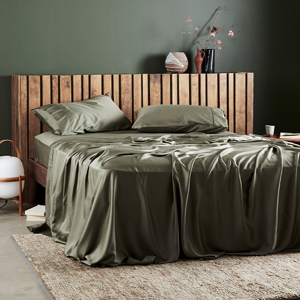 AureaLoom Bamboo Lyocell Silkweave Flat Sheet — Cooling - Desfino