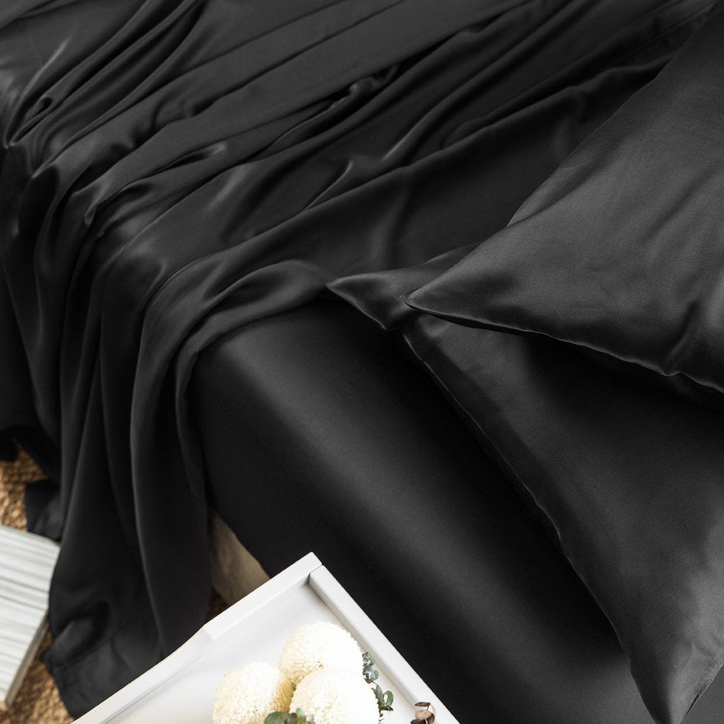 AureaLoom Bamboo Lyocell Silkweave Flat Sheet — Cooling - Desfino