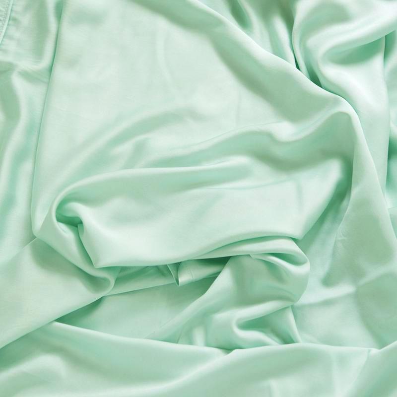 AureaLoom Bamboo Lyocell Silkweave Flat Sheet — Cooling - Desfino