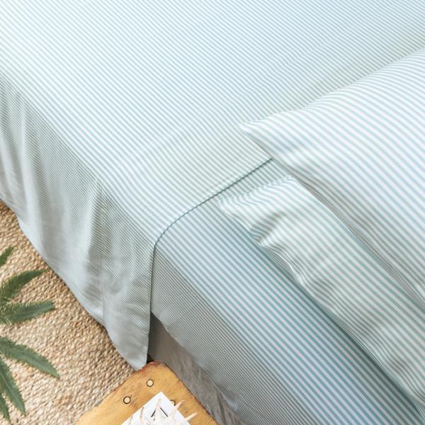 AureaLoom Bamboo Lyocell Silkweave Flat Sheet — Cooling - Desfino
