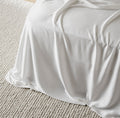 AureaLoom Bamboo Lyocell Silkweave Flat Sheet — Cooling - Desfino
