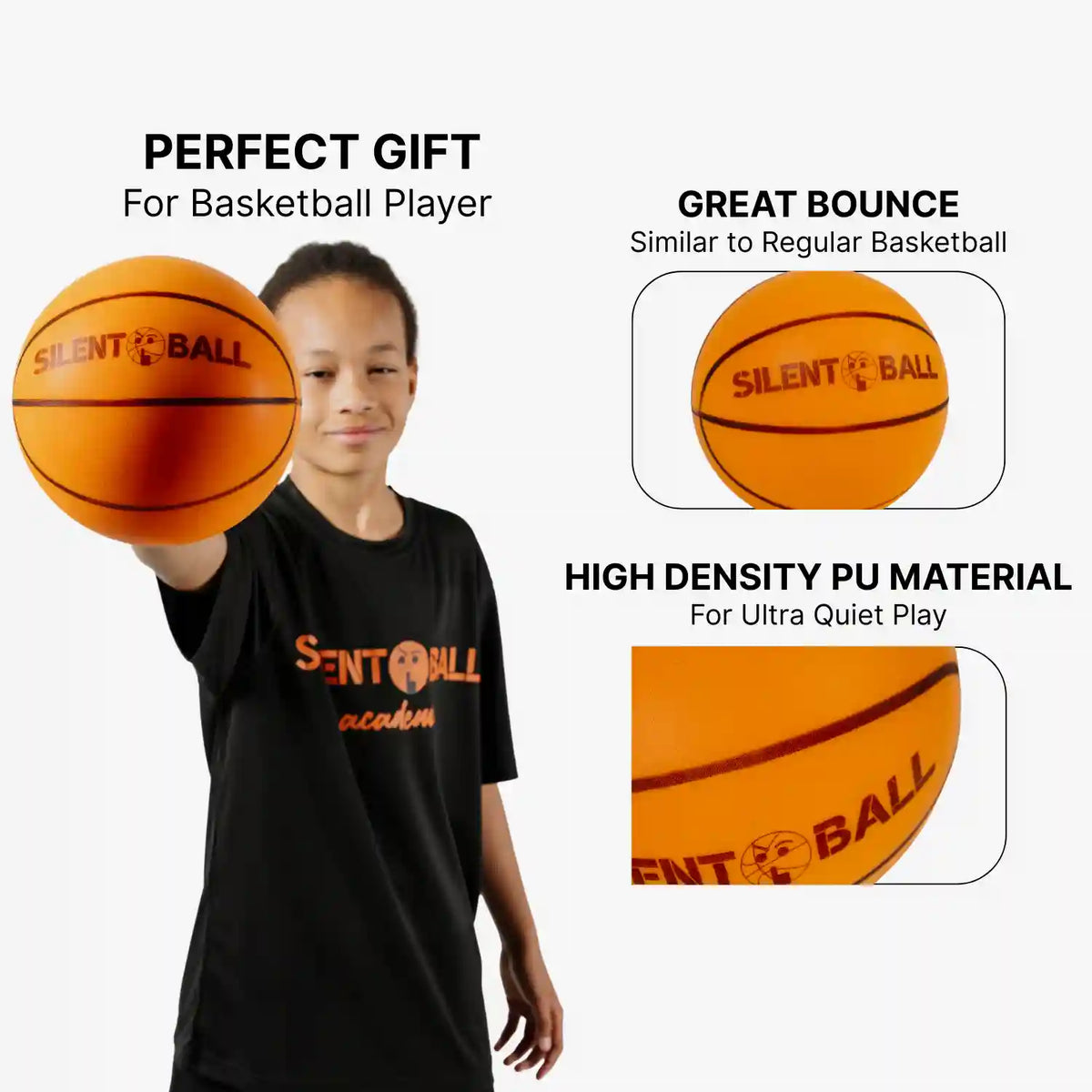Basketball-Trainingsset — lautloses Dribbling, Matte & rutschfeste Socken | Desfino