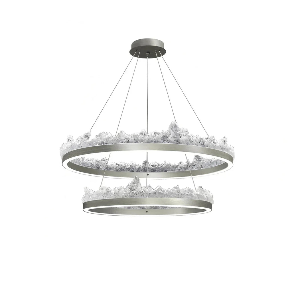 Modern Light Luxury Iceberg Chandelier | Desfino