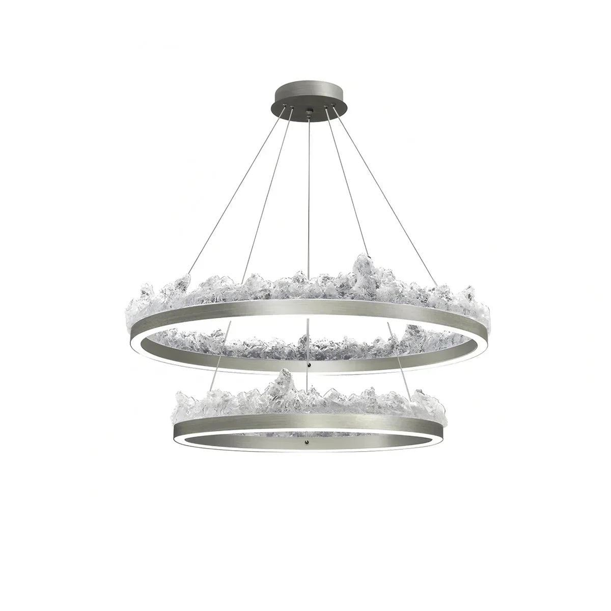 Modern Light Luxury Iceberg Chandelier | Desfino