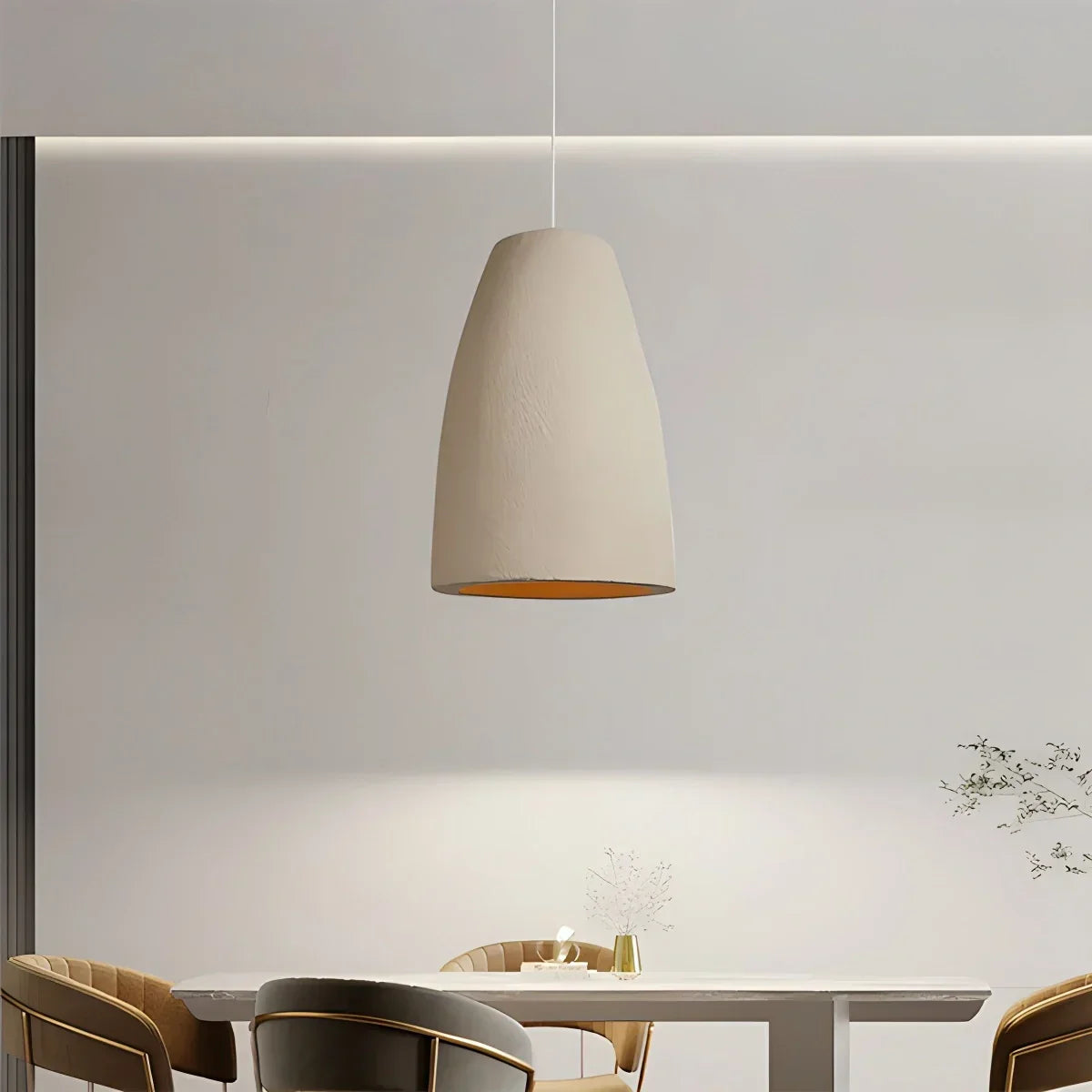Simple Gypsum Pendant Lights for Dining Room | Desfino