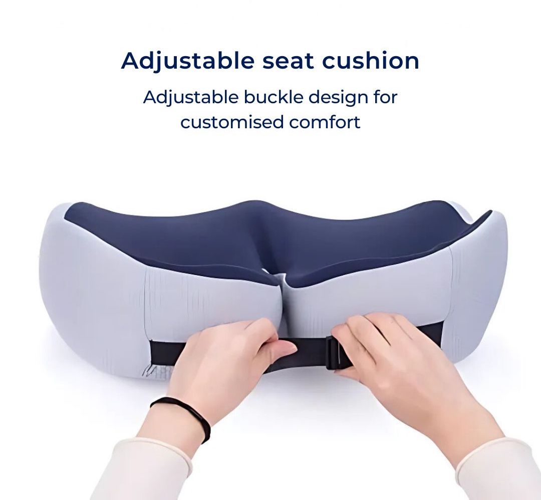Cuscino per seduta ErgoPro in memory foam — Supporto della postura, sollievo dal coccige - Desfino
